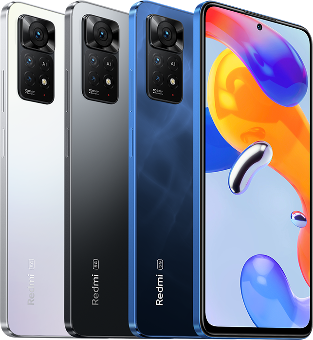Redmi Note 11 Pro 5G in Xiaomi’s official global product imagery