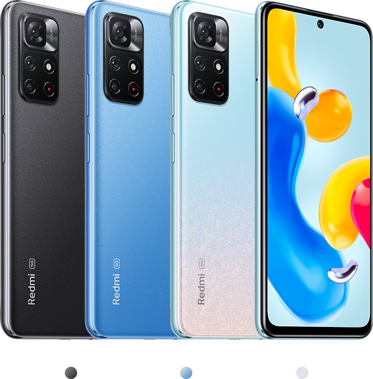 Redmi Note 11S 5G in Xiaomi’s official global product imagery