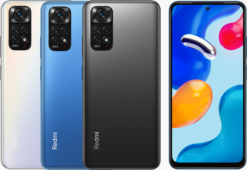 Redmi Note 11S in Xiaomi’s official global product imagery