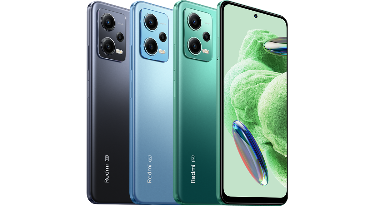 Redmi Note 12 5G in Xiaomi’s official global product imagery