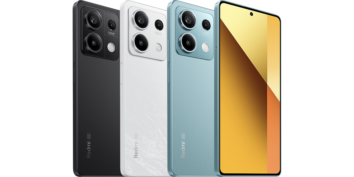 Redmi Note 13 5G in Xiaomi’s official global product imagery